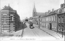 Amiens. La Chaussée et l'église Saint-Pierre