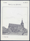 Batilly-en-Gâtinais (Loiret) : l'église - (Reproduction interdite sans autorisation - © Claude Piette)