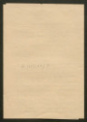 Témoignage de Belinay (de), F. et correspondance avec Jacques Péricard