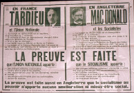 En France avec Tardieu et l'Union Nationale... En Angletrre avec Mac Donald et les socialistes... La Preuve est faite.