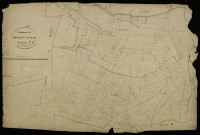 Plan du cadastre napoléonien - Monchy-Lagache : Pature de la Terrière (La) ; Equars (Les), J et K