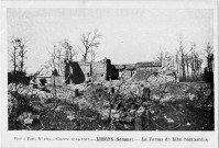 La ferme de Lihu, bombardée