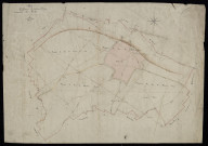 Plan du cadastre napoléonien - Vrely : tableau d'assemblage