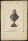Portrait de son Eminence Monseigneur Cardinal Debelloy (Jean-Baptiste) né à Morangles, le 8 octobre 1709. Archevêque de Paris sacré le 10 janvier 1752. Buste sur socle