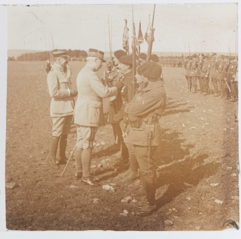 Gondrecourt, prise d'armes par le général Pétain