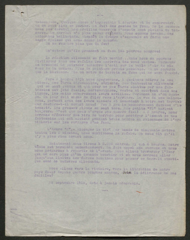 Témoignage de Anonyme 57 et correspondance avec Jacques Péricard