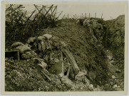 AN ORIGINAL GERMAN FRONT-LINE TRENCH NEAR CAMBRAI