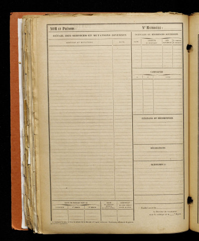 Leroux, Henri Adrien, né le 23 octobre 1897 à Clairy-Saulchoix (Somme), classe 1917, matricule n° 138, Bureau de recrutement d'Amiens