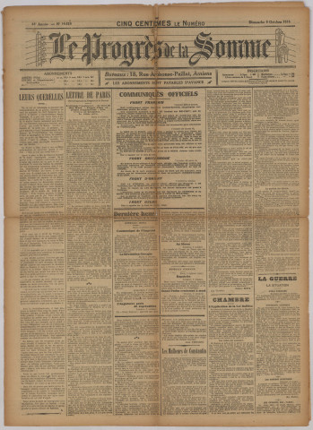 Le Progrès de la Somme n° 14026