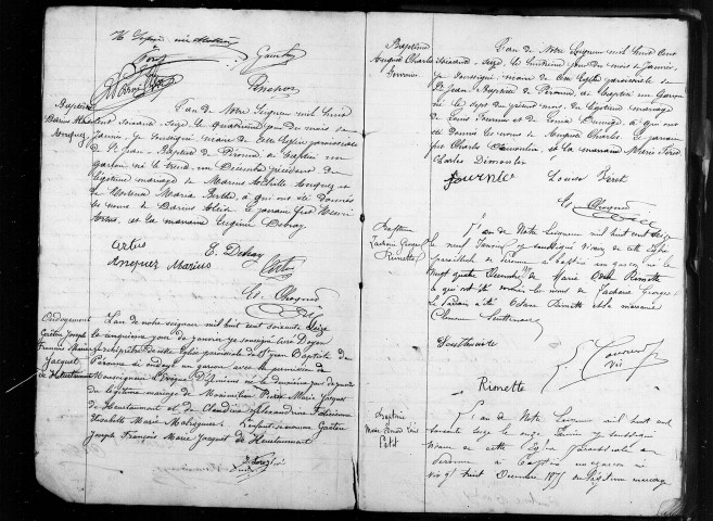 Péronne (Saint-Jean-Baptiste) : baptêmes, mariages, sépultures