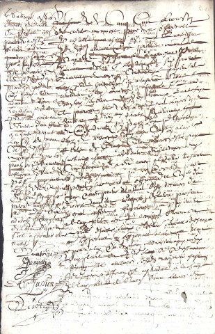 Etude de Me François De Saint-Fuscien à Amiens (étude n°18). Minutes de l'année 1639