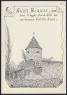 Saint-Riquier : tour d'angle nord-est des aniennes fortifications - (Reproduction interdite sans autorisation - © Claude Piette)