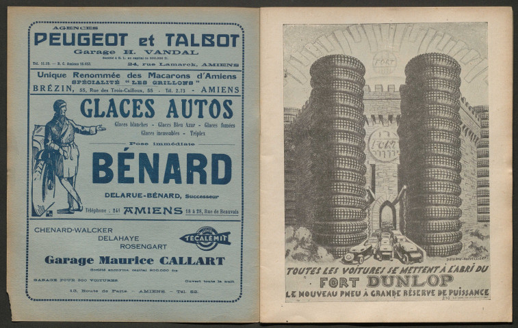 L'Automobile au Pays Picard. Revue mensuelle de l'Automobile-Club de Picardie et de l'Aisne, 231, décembre 1930