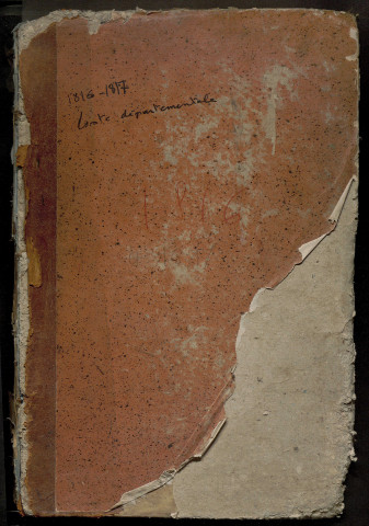 Tirage au sort (ensemble du département) de la période 1816-1817