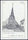 Quesnoy-le-Montant : l'église Saint-Sulpice - (Reproduction interdite sans autorisation - © Claude Piette)