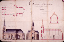 Commune de Dommartin - Reconstruction de l'église