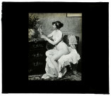 Salon de la Société Nationale des Beaux-arts de 1911. "La femme à la statuette" par H. Colin-Lefrancq
