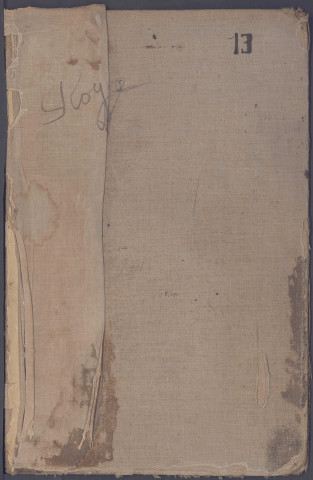 Table des successions et absences du bureau de Roye