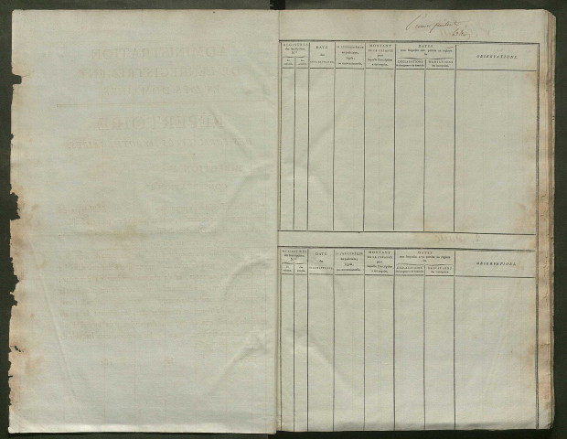 Répertoire des formalités hypothécaires, du 26/01/1813 au 31/12/1813, registre n° 064 (Péronne)