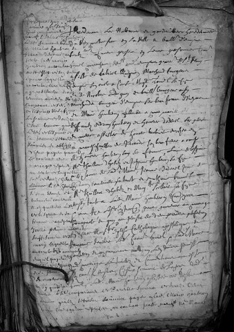 Etude de Me François Debacq à Amiens (étude n°7). Minutes de l'année 1667