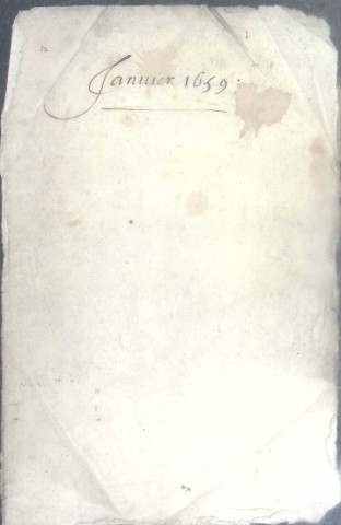 Etude de Me Antoine Ricard à Amiens (étude n°25). Minutes de l'année 1659