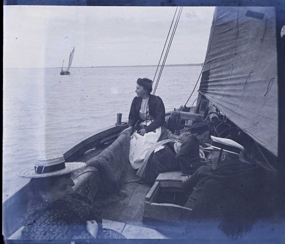 Le Crotoy (Somme). Sortie en mer avec un bateau de pêche