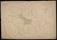 Plan du cadastre napoléonien - Beauval : tableau d'assemblage