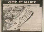 Cité Ste- Marie. Gde Rued e Henri-Ville à Amiens.Etablissement de la Cité Ste-Marie. Terrains à vendre en détail