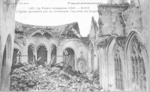La France reconquise (1917) - L'église dynamitée par les allemands - Vue prise des orgues