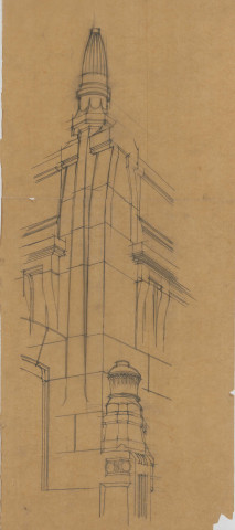 Etude de conduits de cheminée de l'Hôtel Bouctot-Vagniez