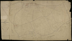Plan du cadastre napoléonien - Quivieres : Pature de Croix (La) ; Matigny, B