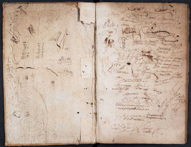 Tables des vendeurs du bureau d’Amiens pour la période 1770-1774