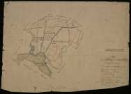 Plan du cadastre napoléonien - Sailly-le-Sec : tableau d'assemblage