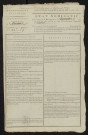 État nominatif des citoyens qui ont le droit de voter, an IX (germinal) : Aumâtre
