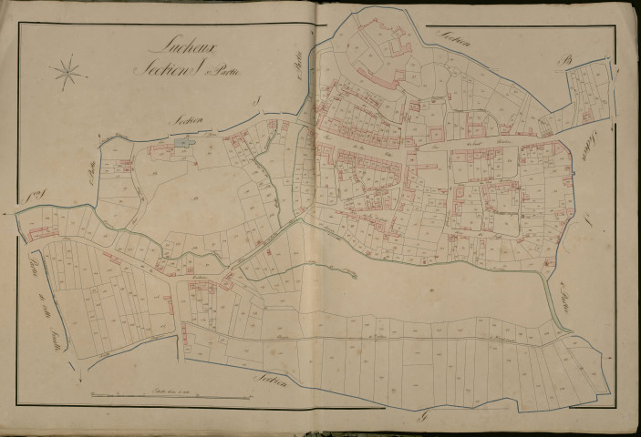 Plan du cadastre napoléonien - Lucheux : Lucheux, I3