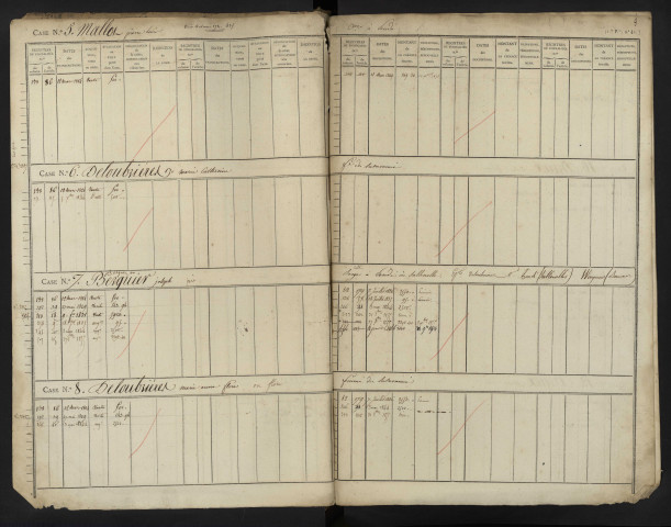 Répertoire des formalités hypothécaires, du 06/03/1824 au 30/10/1824, registre n° 123 (Abbeville)