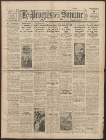 Le Progrès de la Somme, numéro 19091, 6 décembre 1931