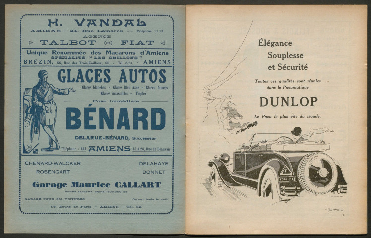 L'Automobile au Pays Picard. Revue mensuelle de l'Automobile-Club de Picardie et de l'Aisne, 216, septembre 1929