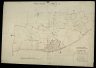 Plan du cadastre napoléonien - Guillaucourt : Nord (Le), A