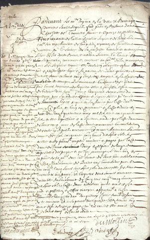 Etude de Me Jean Duval à Amiens (étude n°8). Minutes de l'année 1661