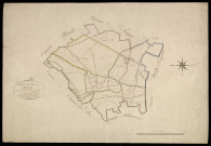 Plan du cadastre napoléonien - Drucat : tableau d'assemblage