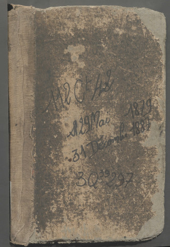 Table des successions et absences du bureau de Villers-Bocage