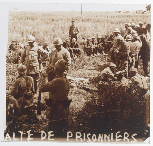 Villers-Bretonneux, halte de prisonniers