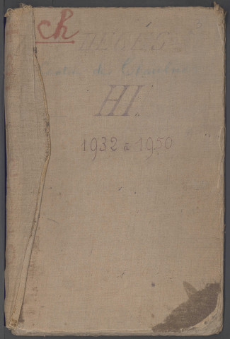 Table des successions et absences du bureau de Chaulnes