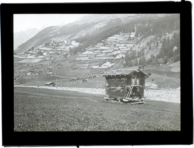 (Suisse) - Vue d'ensemble à Zermatt - juillet 1903
