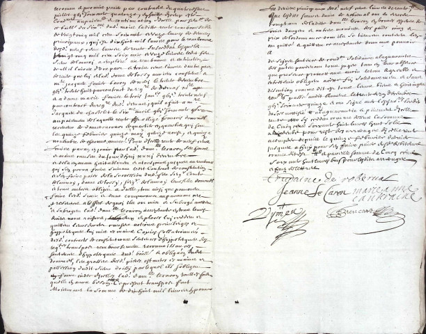 Etude de Me Jean-Baptiste Trencart à Amiens (étude n°12). Minutes de l'année 1675