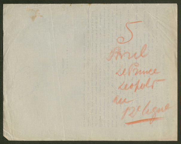 Témoignage de Deféchereux, J. et correspondance avec Jacques Péricard