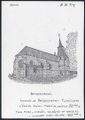 Briquemesnil (commune de Briquemesnil-Floxicourt) : église Saint-Martin - (Reproduction interdite sans autorisation - © Claude Piette)