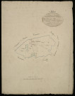 Plan du cadastre napoléonien - Ugny-L'equipee : tableau d'assemblage