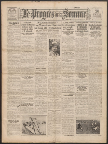 Le Progrès de la Somme, numéro 18820, 10 mars 1931